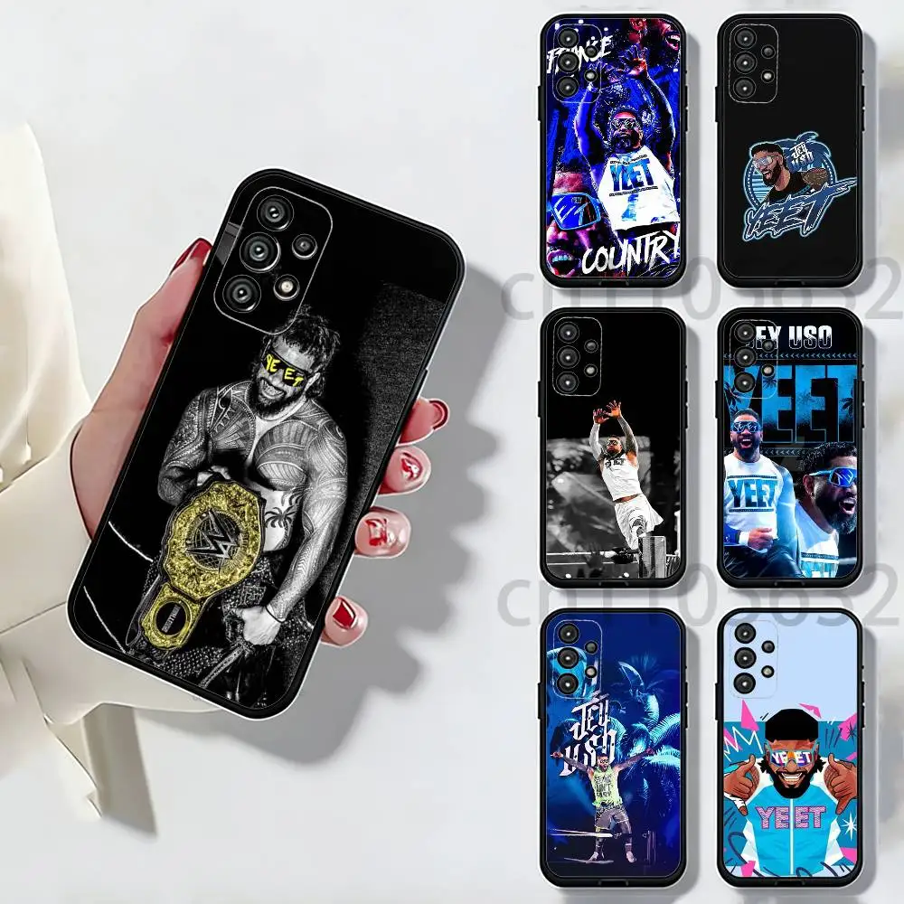 Jey Uso YEET Phone Case for Samsung Galaxy A73,23,53,33,14,24,13,72,22,52,32,54,A34 Soft Cover