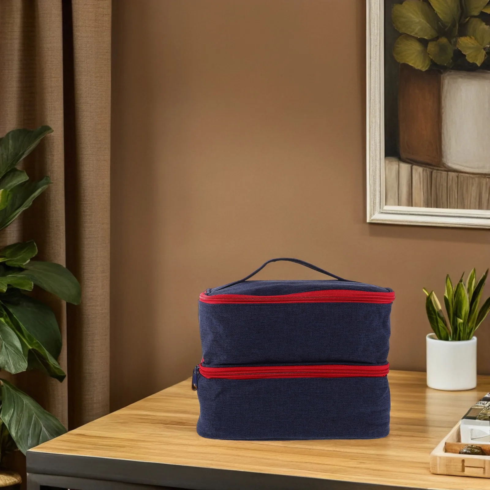 حقيبة تخزين محمولة متعددة الوظائف مقاومة للماء بسعة كبيرة لمجموعة رذاذ فن الأظافر اليدوية وخياطة الزيوت العطرية والسفر