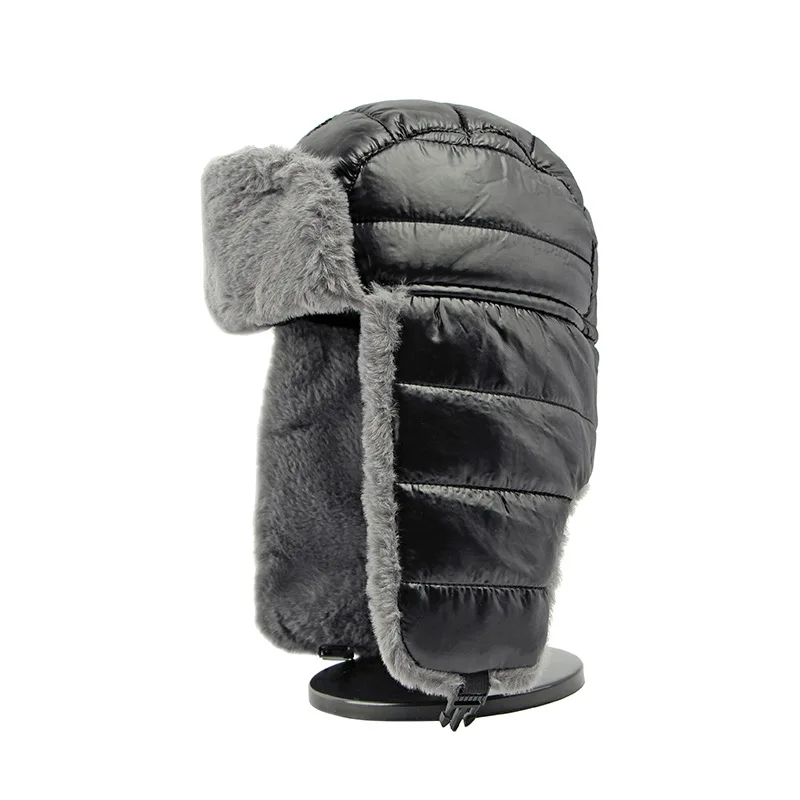 

Ushanka Bomber Hats Pilot Trapper Aviator Cap Winter Faux Rabbit Fur Earflap Snow Ski Sport Outdoor Caps