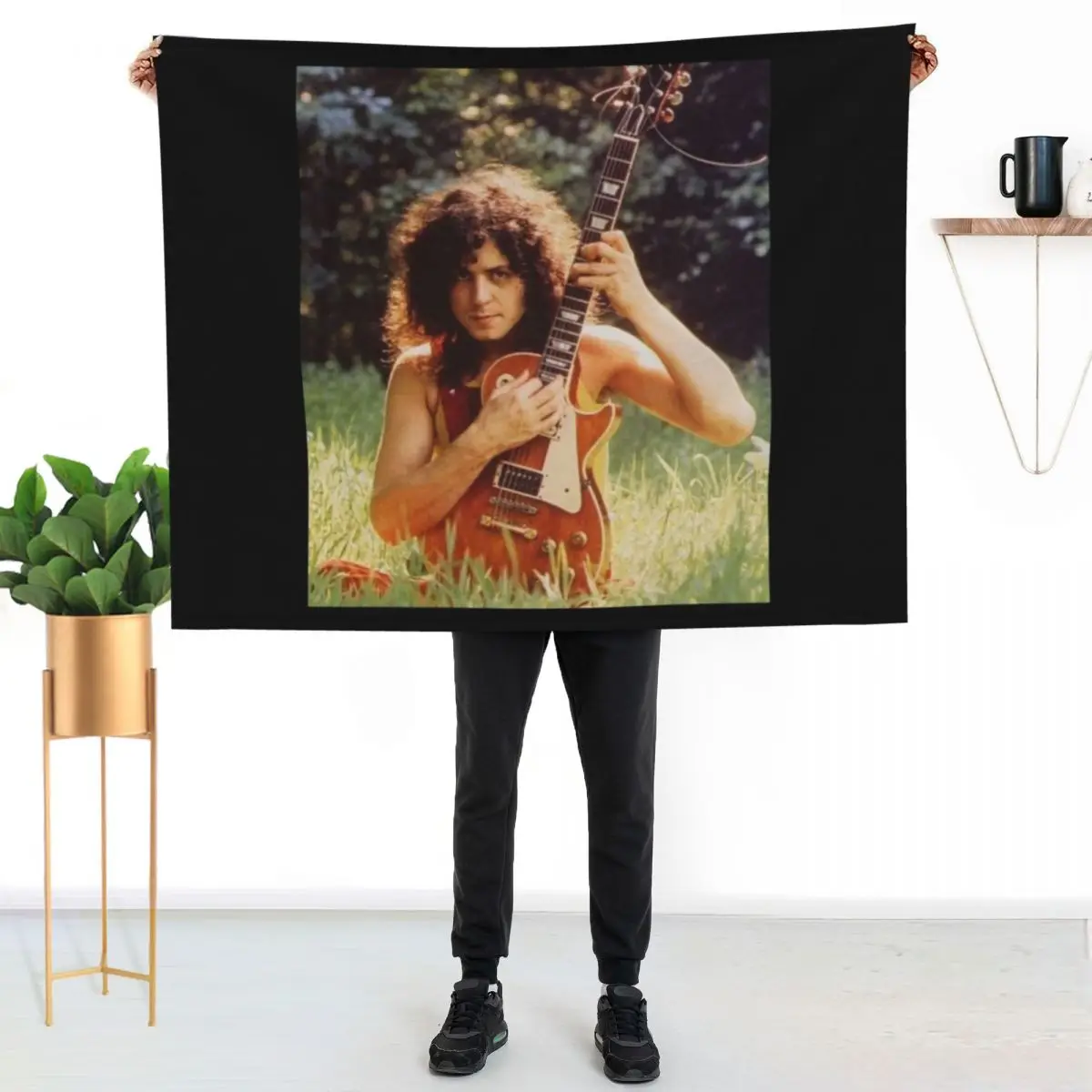 Mark Bolan Throw Blanket Decorative Sofas Plaid Cute Blankets