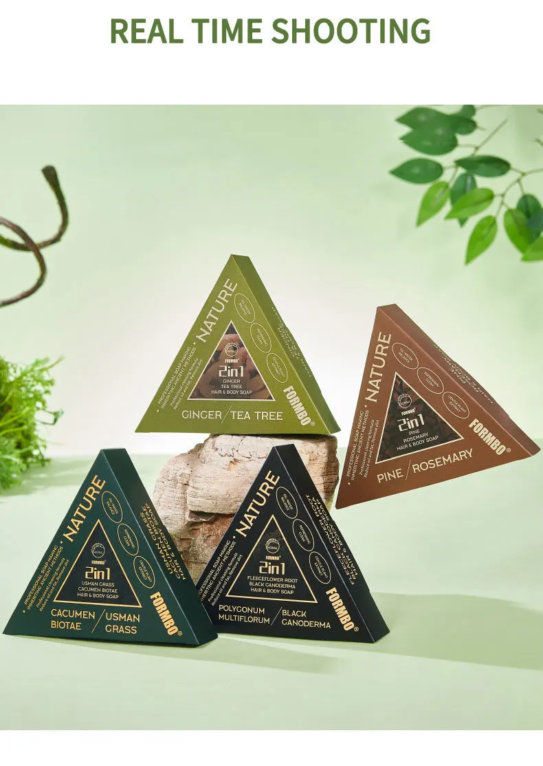 Rosemary Hair & Body Cleaning Soap Bar, Usmans Bart/Ingwer/Teebaum/Biota-Extraktion, festes Shampoo, Ölkontrolle, Schmutz entfernen – Detail 18