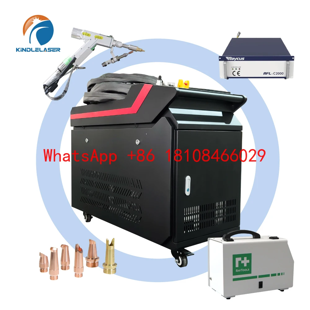 KindleLaser Industrial Fiber Laser Welding Machine with Handheld Gun for Metal Processing, Continuous Welding, OEM Service