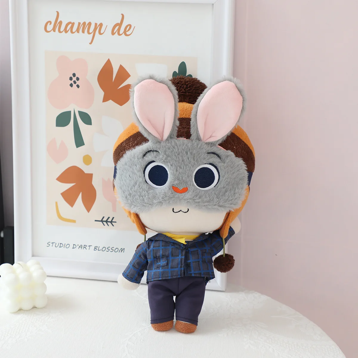 Disney's new animal Judy eye mask for lunch break sleeping and shading cartoon cute girl plush eye mask