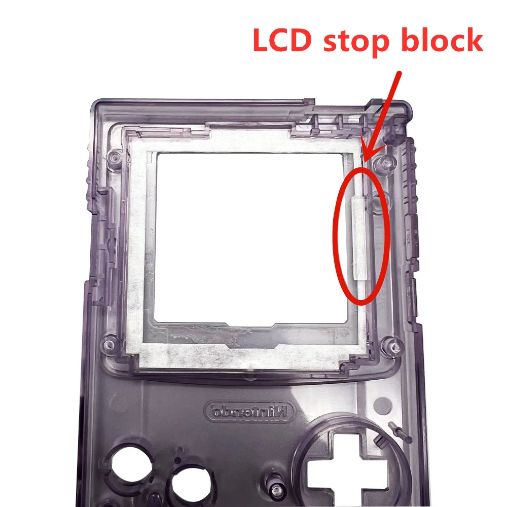 Kits de pantalla LCD V5 de tamaño Original para GBC, 2,45 pulgadas, retroiluminación, alto brillo, 8 niveles de ajuste de brillo, Sensor táctil