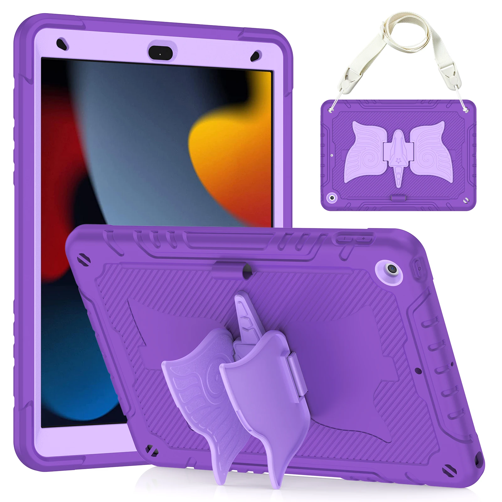 Tablet Protective Case, Unicorn Stand Model, Suitable for iPad 7/8/9 10.2Inch/Air 1 2 3 10.5Inch/Pro 10.5Inch with Stand, 10 Colors Available