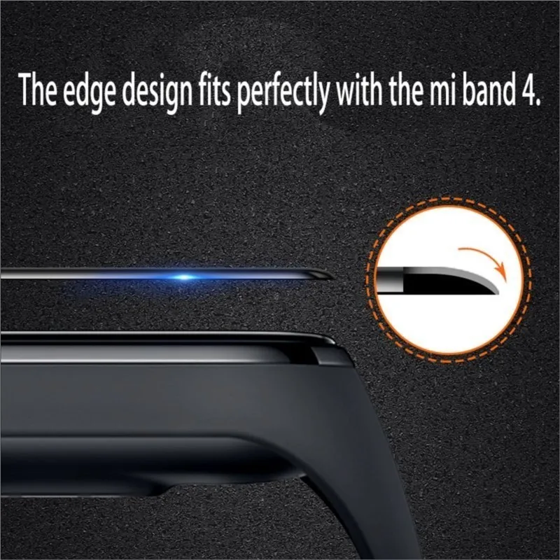 Protector de pantalla completa 3D para Xiaomi Mi band 6 7 Miband, accesorios protectores de vidrio suave para reloj inteligente, película xiaomi mi band 5 4 3