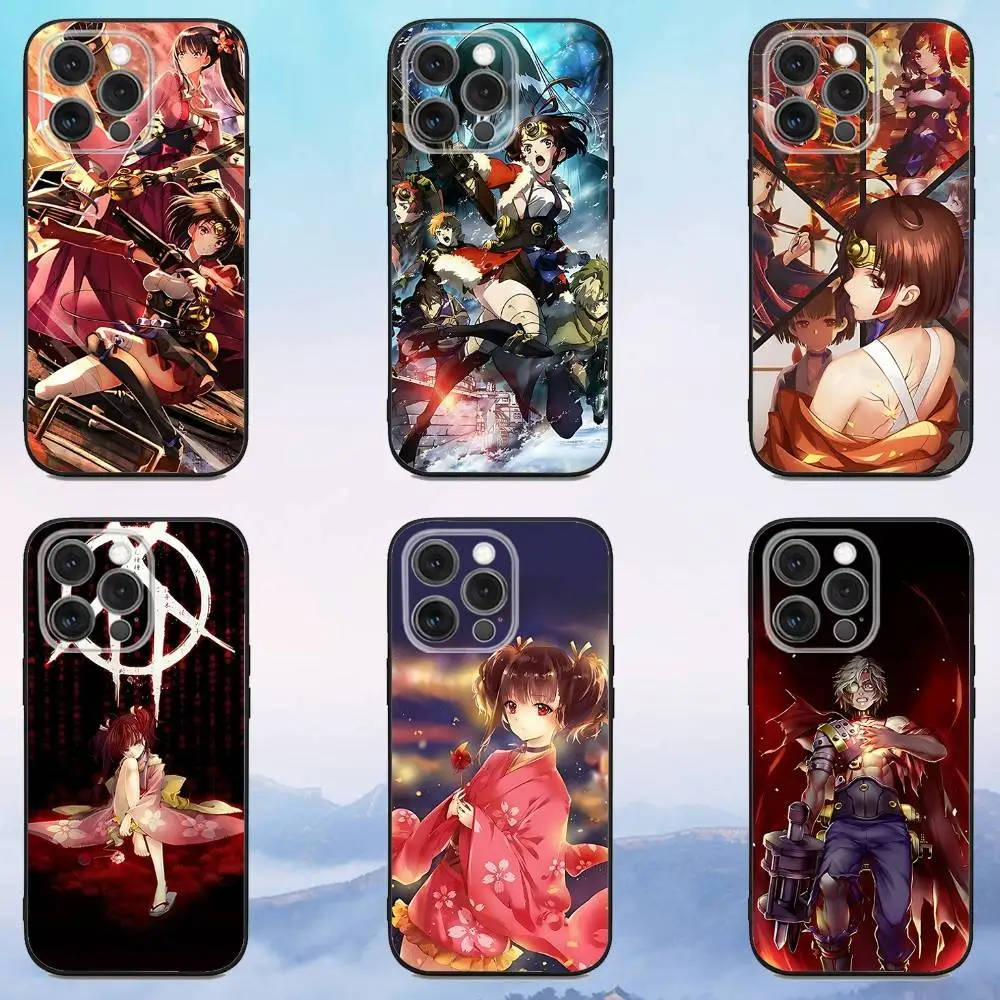 

Mumei Anime K-Koutetsujou Phone Case For iPhone 16e,16,15,14,13,12,11,Pro,X,XS,Max,XR,Plus,Mini Soft Black Cover