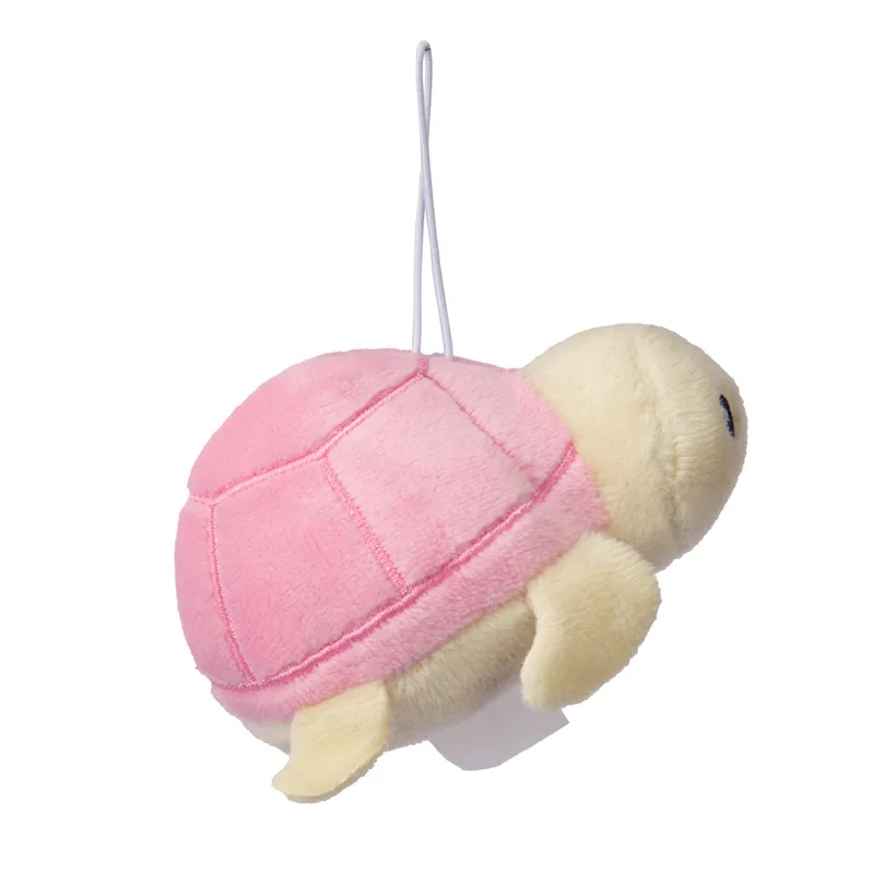 Nieuwe Cartoon Schattige Simulatie Kleine Schildpad Pluche Pop Sleutelhanger Creatieve Kleine Dier Pluche Rugzak Hanger Verjaardagscadeau