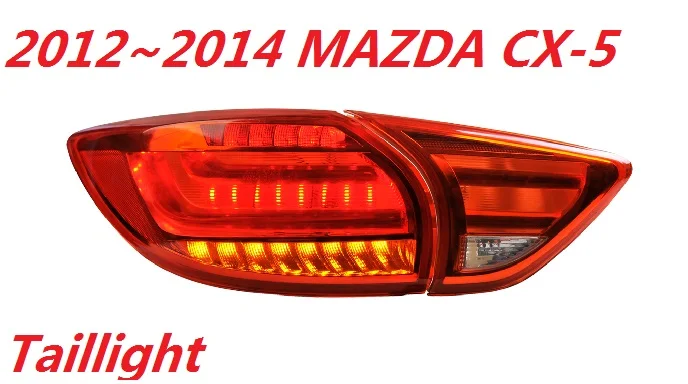 

1set Ca styling Tail Light For mazda CX-5 Taillight For 2012 2013 2014 2015 CX-5 LED Tail Lamp CX 5 CX5 DRL+Reverse+Plug Play