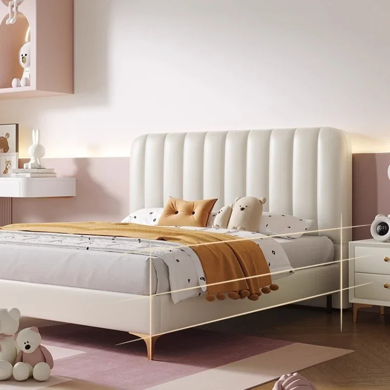 Queen Frame Double Bed Luxury Modern Wooden King Size Living Room Double Bed Hotel Princess Letto Matrimoniale Bedroom Furniture