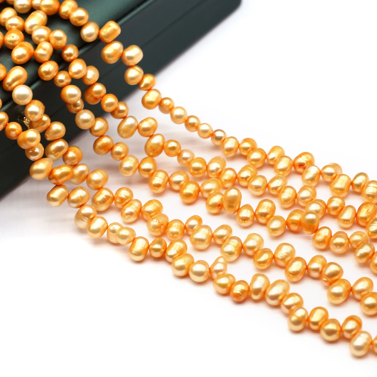 

Natural Freshwater Pearls Orange Petal Shaped Beads Jewelry Making DIY Necklace Bracelet Accessories Gifts 6-8mm