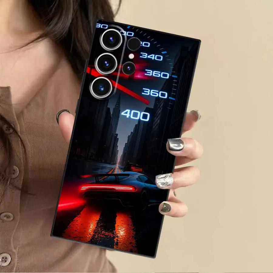 Red Car Gauge Case for Samsung Galaxy S26 Ultra Note 20 10 S22 S20 FE S25 Plus S21 S24 S23 Phone Cover view 4