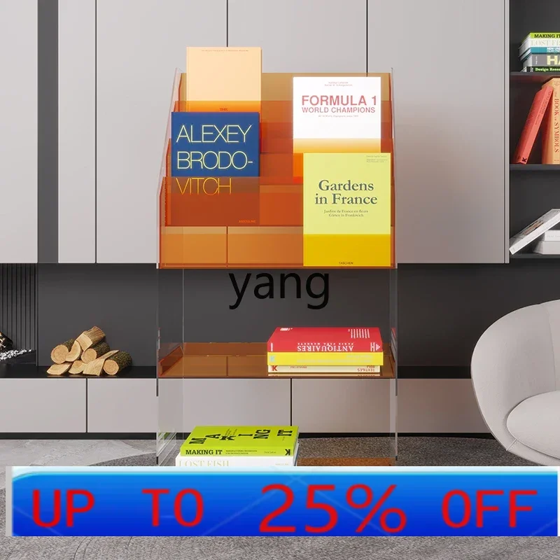 

LTT modern simple acrylic simple bookshelf children's picture books household multi-layer floor rack