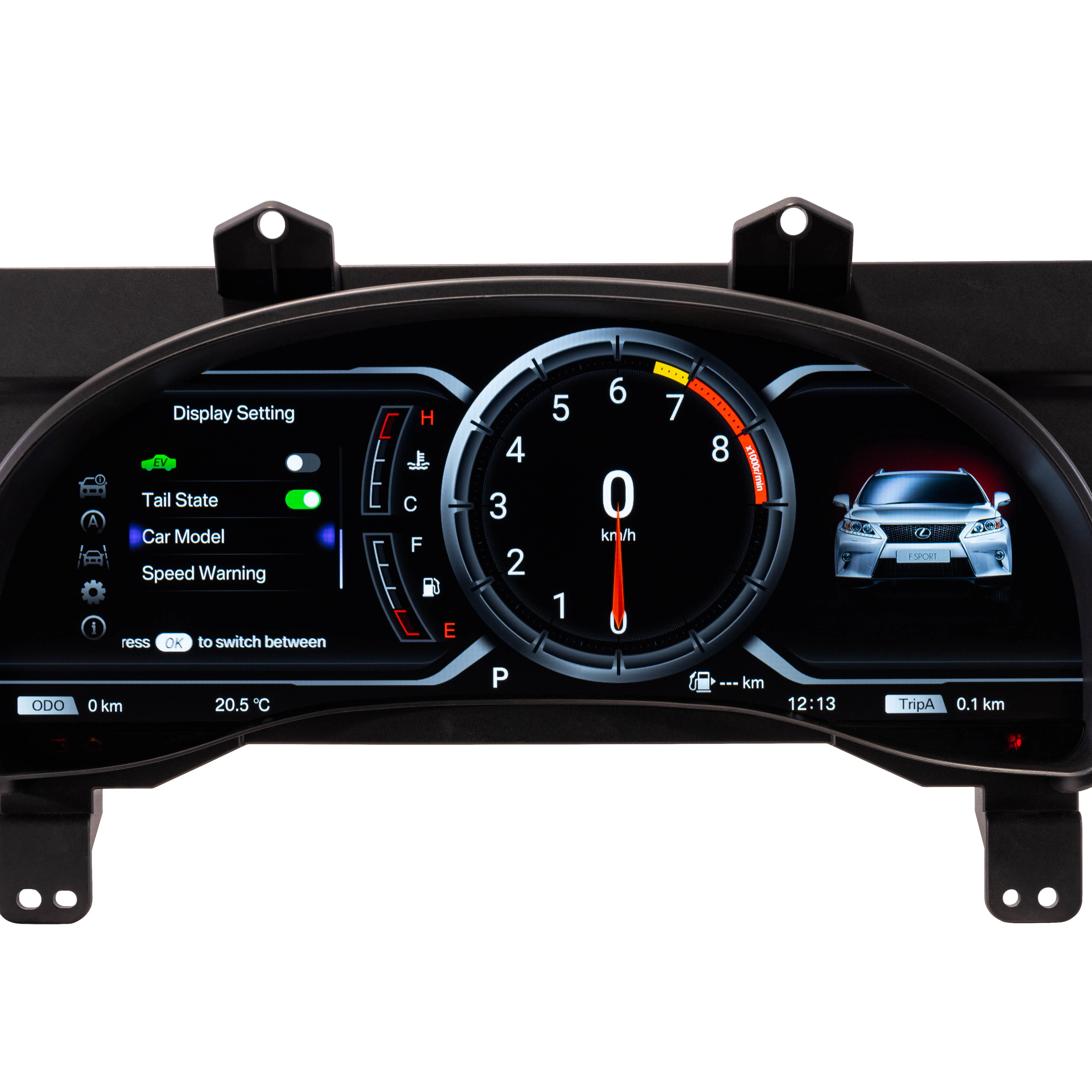 New High Quality 15.6inch Large LCD Cluster For Lexus RX270 RX350 RX450H 2009-2015 Dashboard Instrument Plug And Play