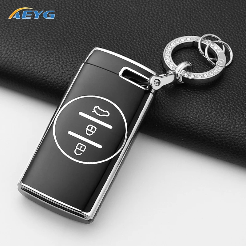 For Chery Tiggo 7 Pro 8 Pro Exeed Tiggo 2 3x Arrizo 5 Pro Gx 5x EQ7 Tiggo 4 Car Remote Key Case Cover Shell Keychain Accessories