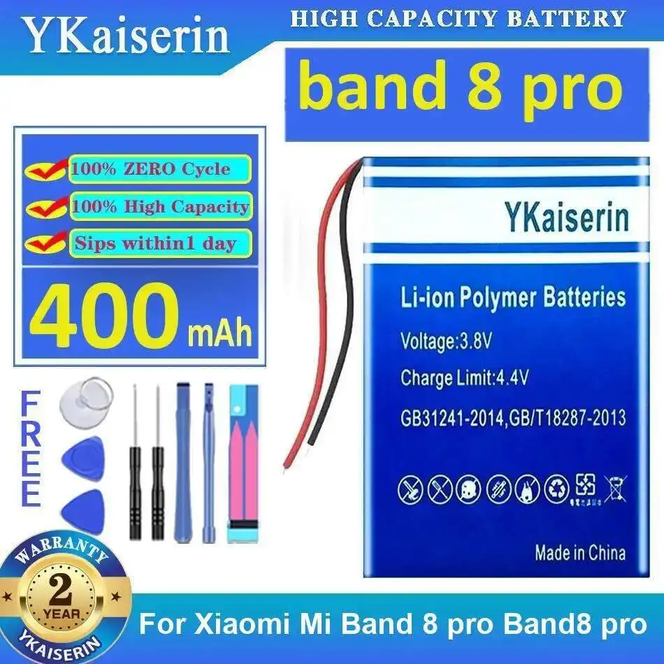 

Watch Battery 400Mah Long-Lasting Performance For Xiaomi MI Band 8 Pro Band8