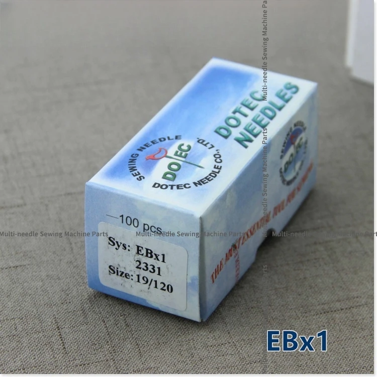 

100 шт., 10 пакетов Dotec Ebx1 Eb*1, иглы для стегальной машины 14 16 18 19 Ebx1, ступенчатая ватная машина, промышленные швейные детали