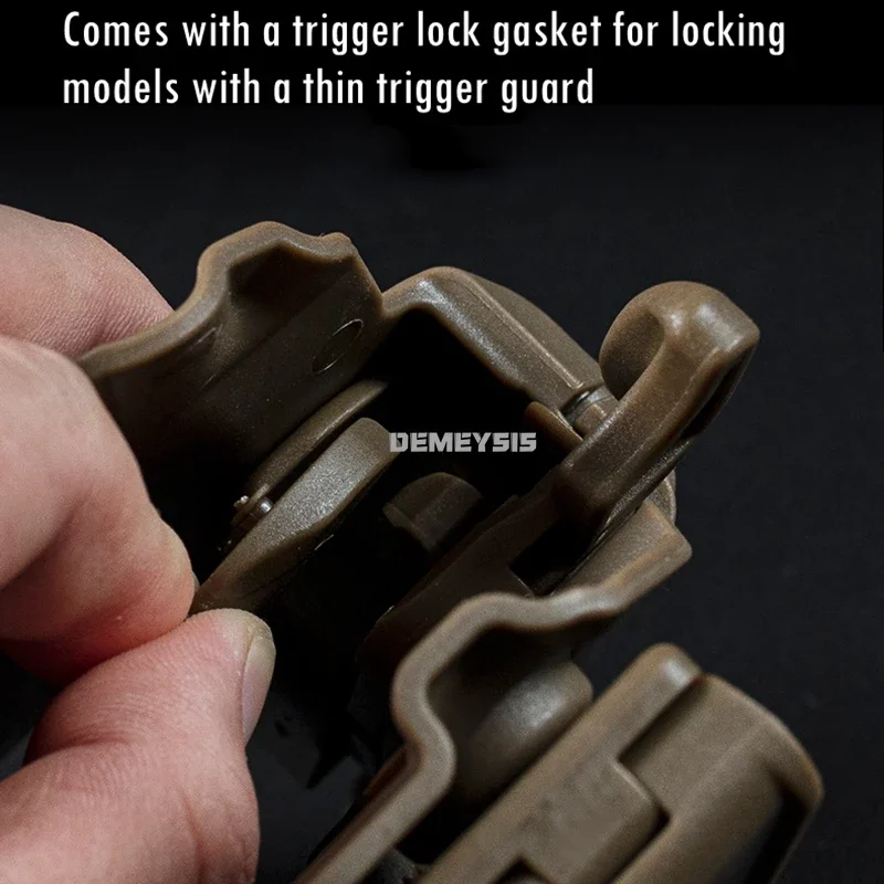 Funda pistola táctica universal MOLLE – Resistencia y acceso rápido - imagen 2
