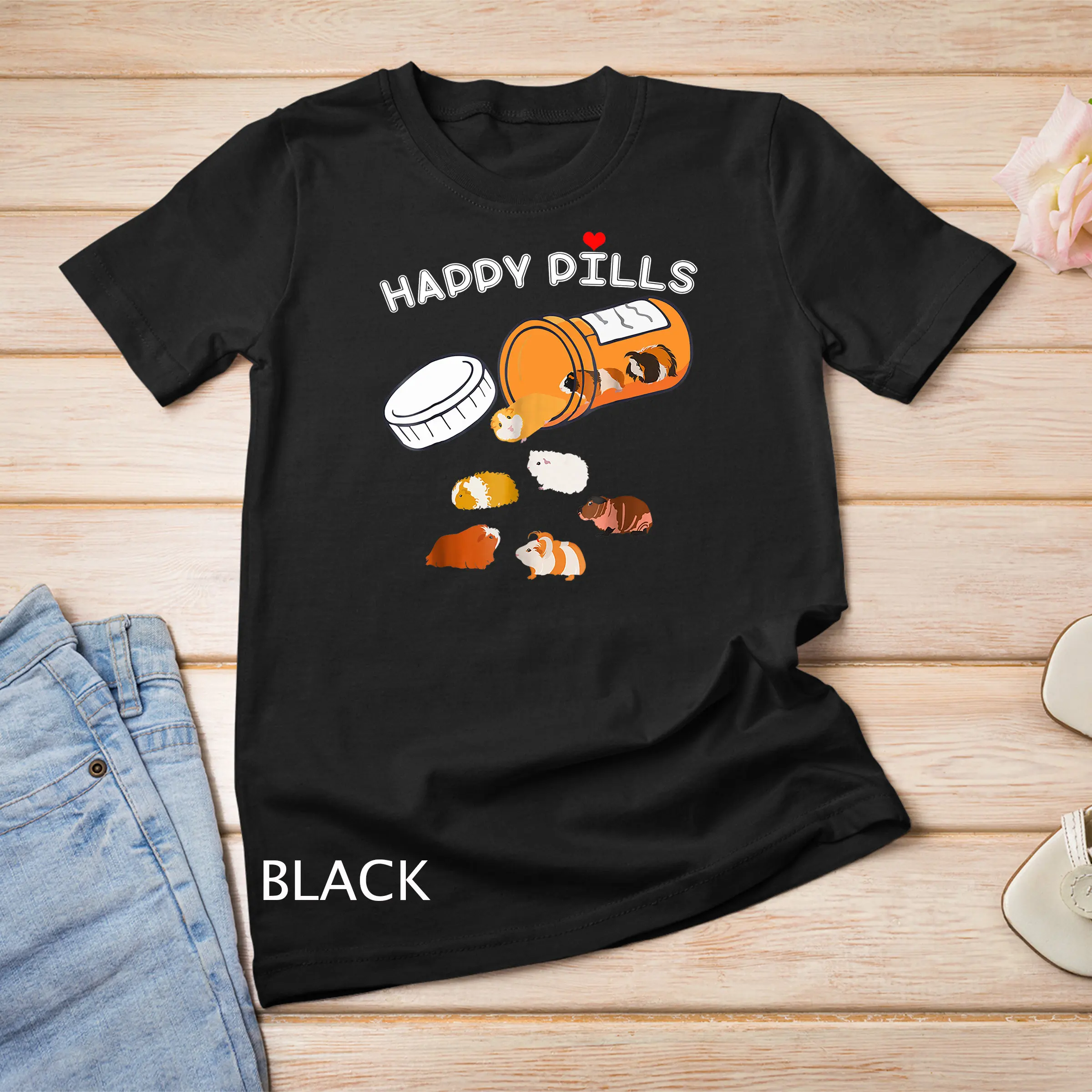 Happy Pill Guinea Pig T Shirt Sweat