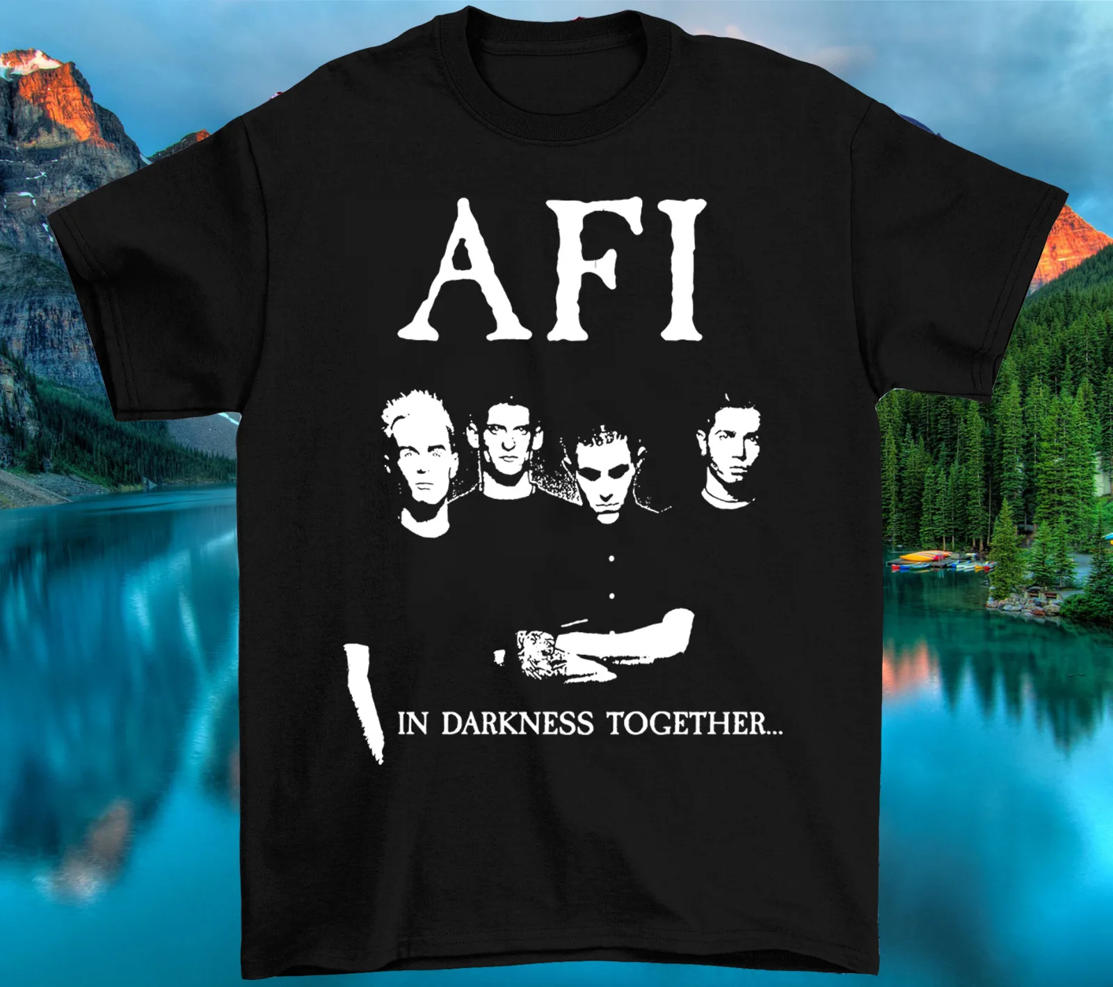 

Hot AFI band In Darkness Together T shirt Men And Women S-4XL NL1551