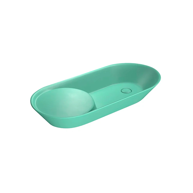 Modern oval freestanding bathroom sink, high quality, factory direct supply