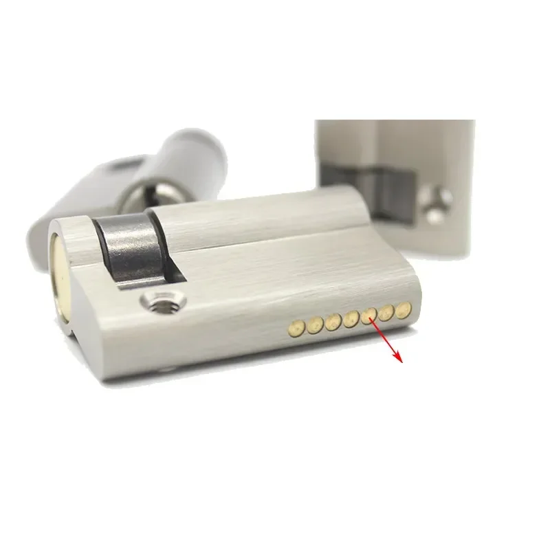 45mm 50mm 55mm 60mm Invisible Door Lock Core Glass Door Lock Single Side Cylinder With Knob For Fire-Proof