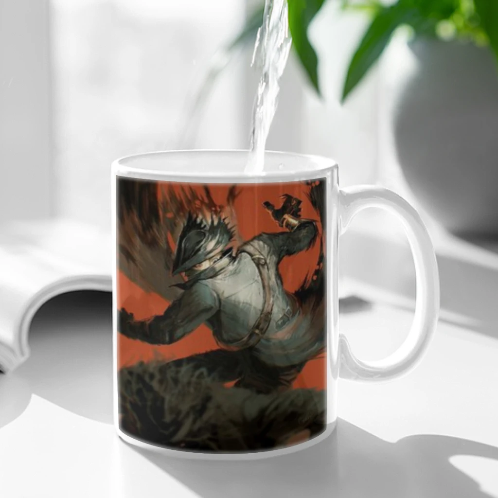 Bloodborne Coffee Mug 11oz Fun Ceramic Coffee Tea Cocoa Cup Handle Tea Drink Cup