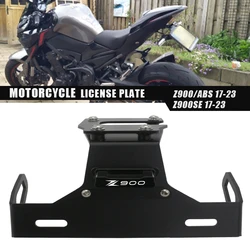 Motorcycle Tail Tidy Fender Eliminator Registration License Plate Mount Holder LED Light For Kawasaki Z900 Z 900 ABS 2017-2023