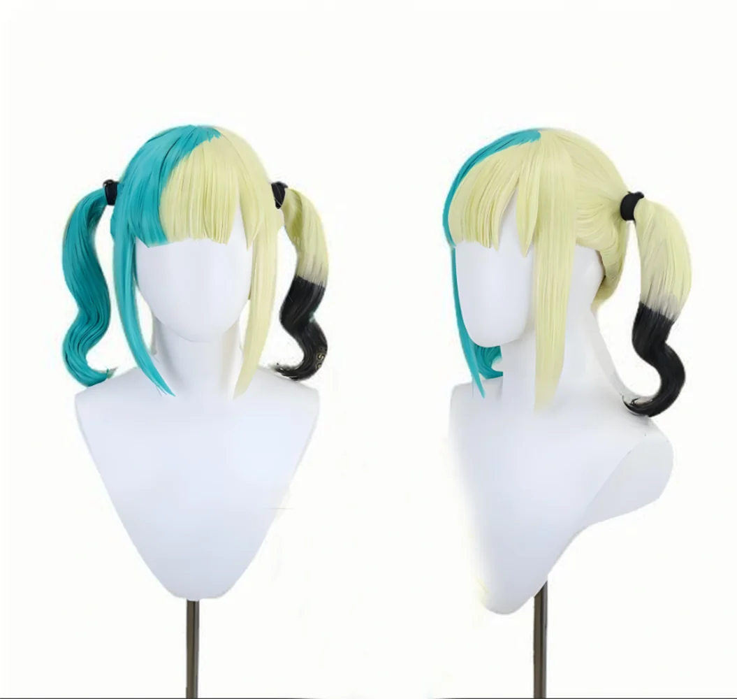 Anime Game Inspired Short Yellow Cosplay Wig Pre-Styled Synthetic Hair Ready to Wear for Halloween Party