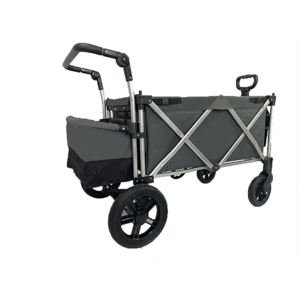 Multi Function Folding Wagon Foldable  Outdoor Trolley Stroller Folding Wagon Portable