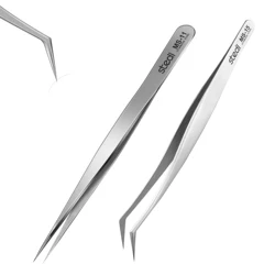 stedi 2PCS Precision Tweezers Set, Model Hobby Tools,Ultra-Precision Premium Tweezers for Gundam, Scale Military Model
