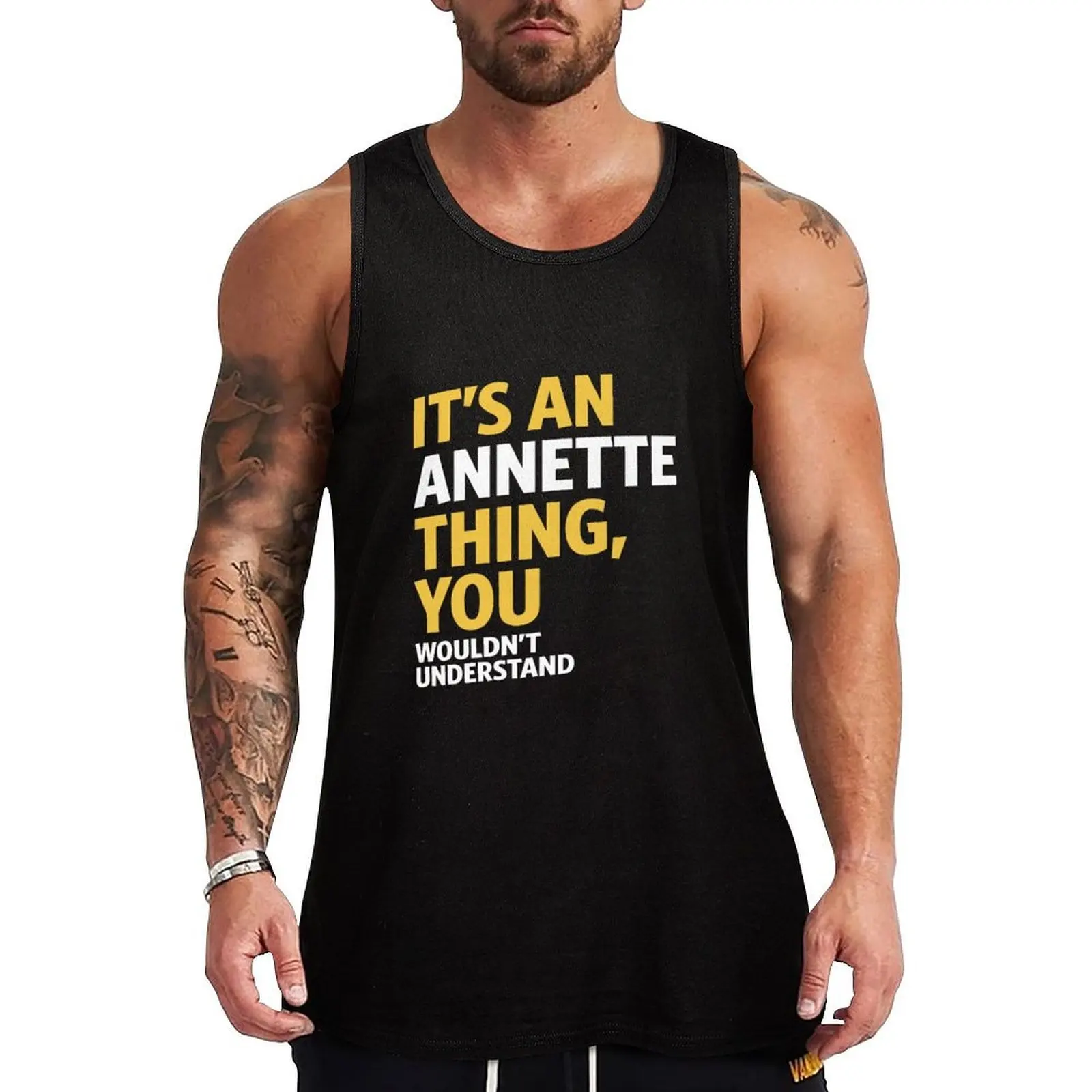 

Annette Tank Top Men's t shirt Body man sleeveless Working vest