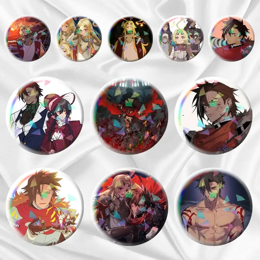 

Sentenced to Be a Hero Anime 75mm 44mm 25mm Brooch Backpack Hat Pins Accessories Toys Badge