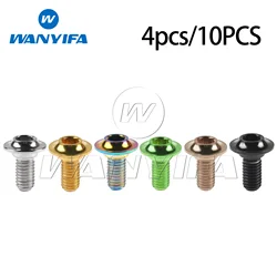 Wanyifa Titanium Bolt M5 Clamp Screw for Road Bike Brake Shoes C Clamp Brake Pad 4pcs/10pcs