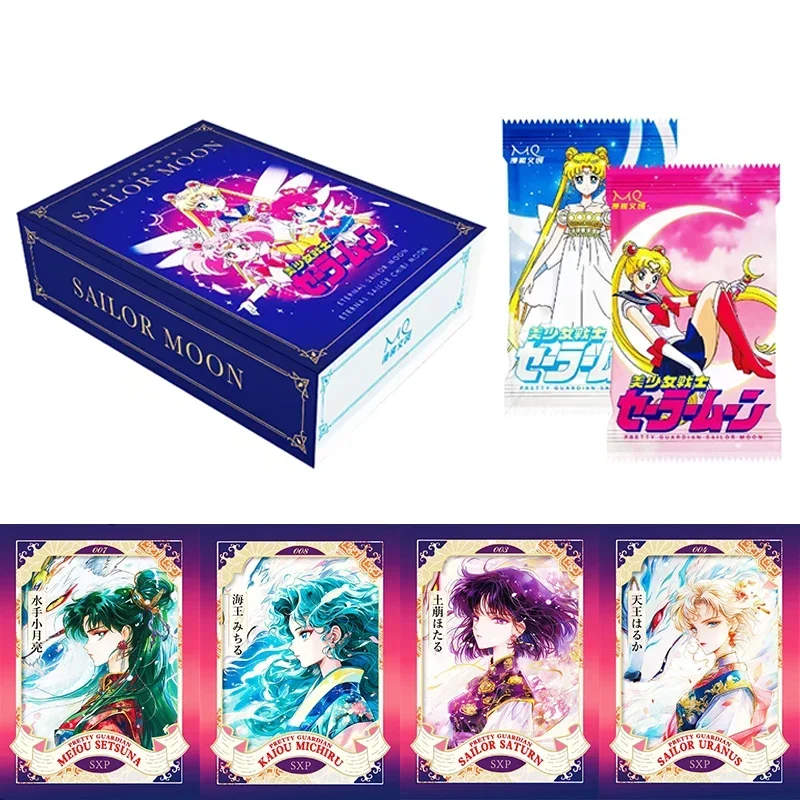 

New Sailor Moon Card Anime Role Tsukino Usagi SXP Eternal Crystal Series Collection Cards Fantasy Magic Flash Cards Toys Gifts