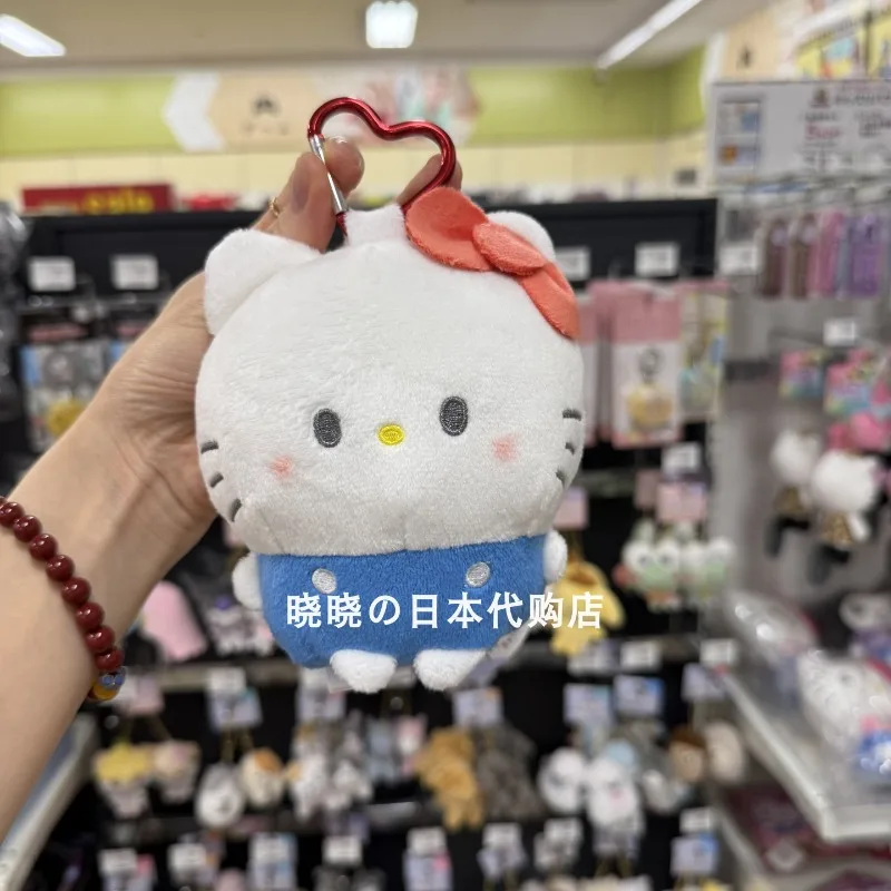 

August Sanrio плюшевый брелок с пряжкой в форме сердца и маленькими глазами Kitty Melody Hangyodon BadBadtz-maru Kawaii аниме плюшевая игрушка