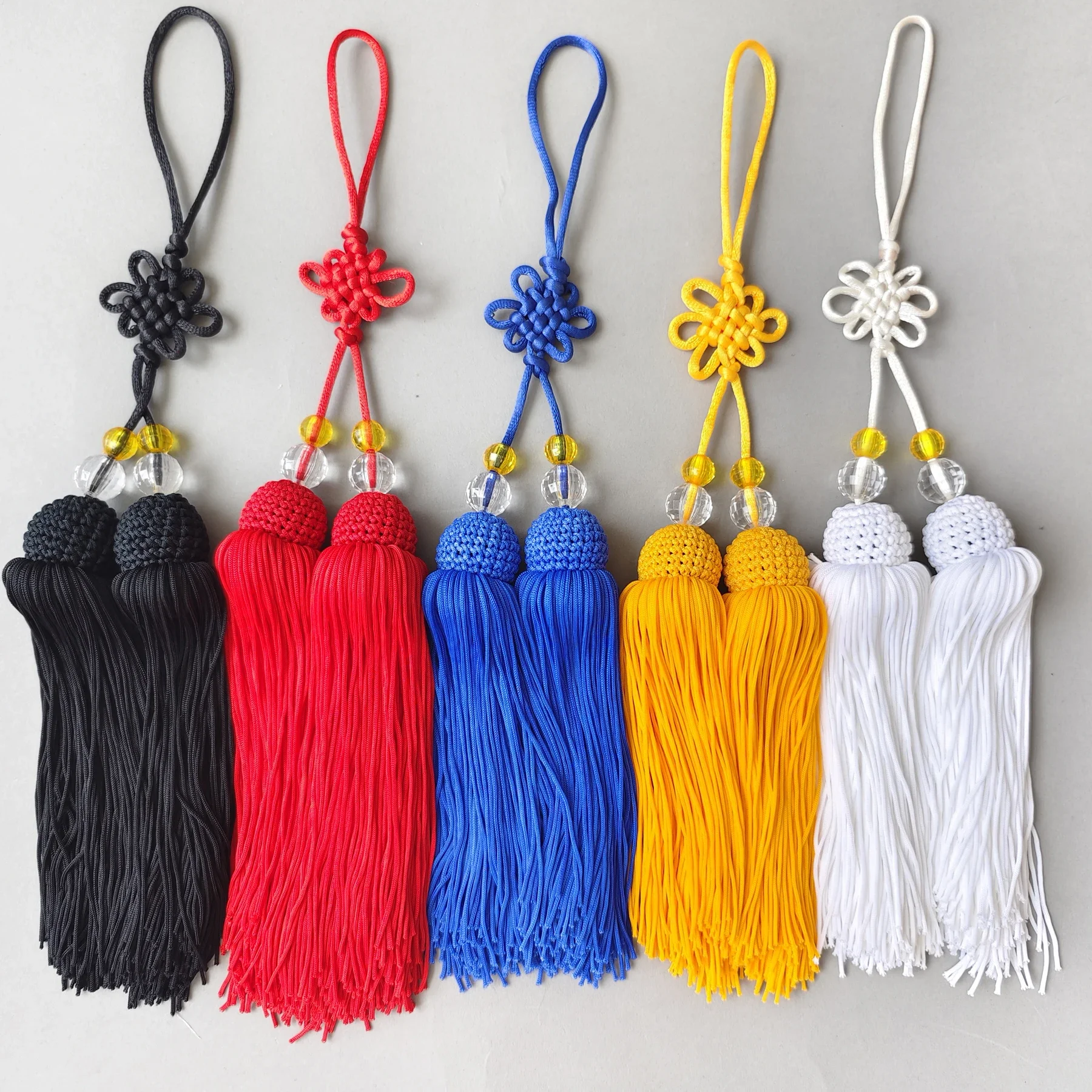 Tai Chi Sword Accessories Sword Tassel 36cm Martial Arts Taiji Sword Tassel Kung Fu Wushu Chinese Knot Chinese Traditional Short