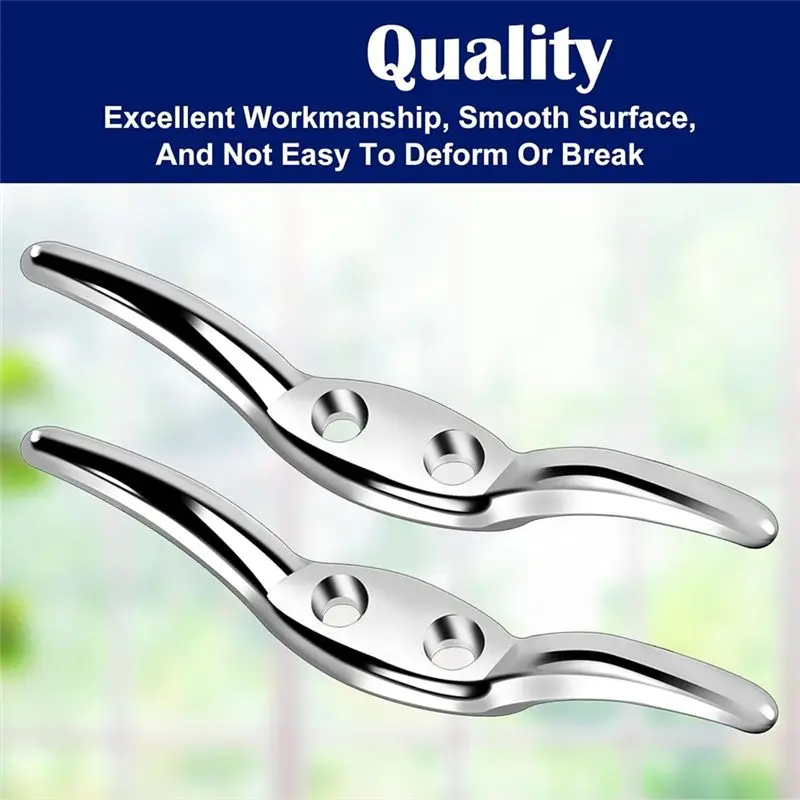 A56P-Blind Accessories Hooks 16 PCS Screws Zinc Alloy Blind Cord Cleat Winder Rope Cleat Hook For Home Office Window