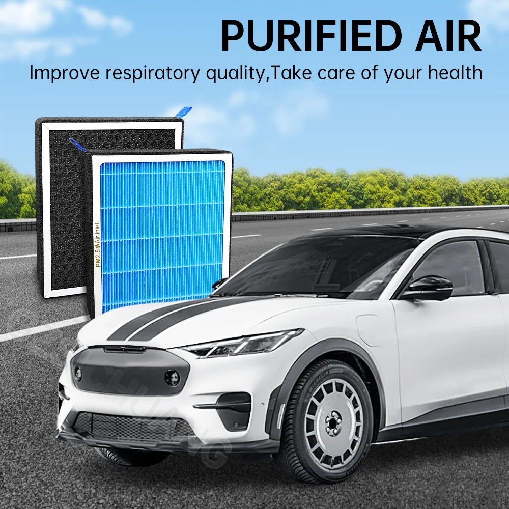 

Car Activated Carbon Cabin Air Conditioning Filter For Ford Mustang mach-e Maverick Bronco F-150 Ranger Car Interior Accessories