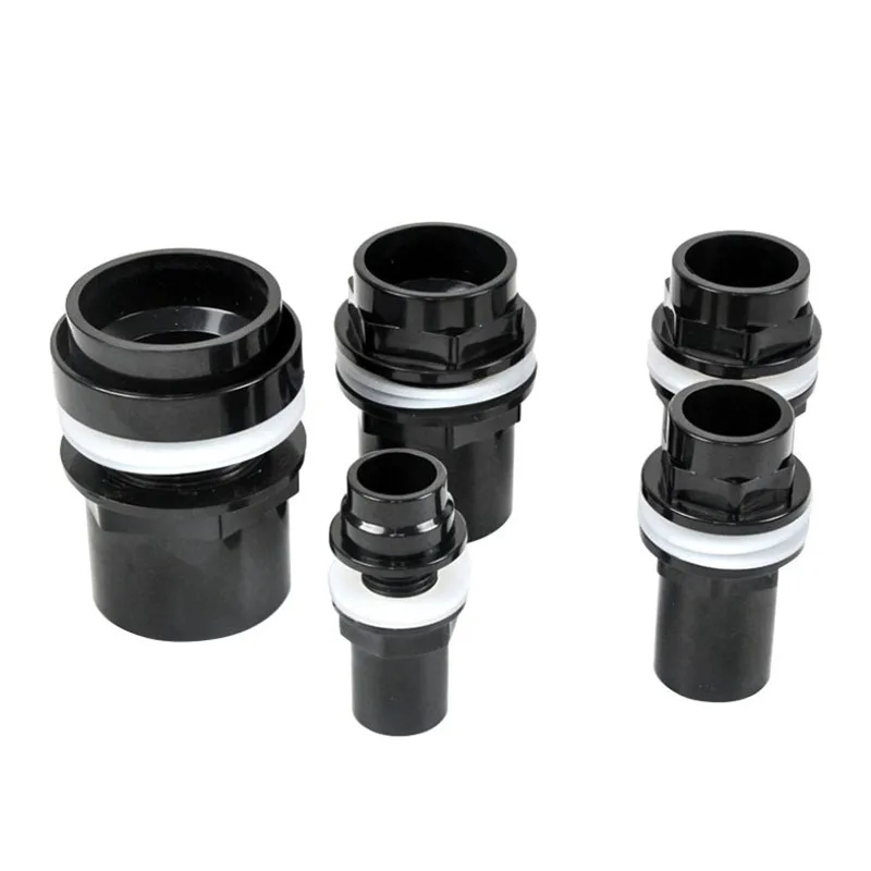 Aquarium 20-50mm PVC Water Tube Connectors Thicken Fish Tank Pipe Drainage Connector Garden Drain Pipe Adapter Supply Fittings