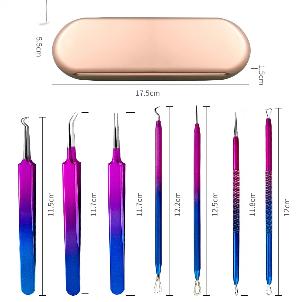 Alat pembersih kulit wajah, alat perawatan kulit wajah, pembersihan dalam, pori-pori, kepala hitam, pembersih bintik hitam, jarum penghilang komedo jerawat