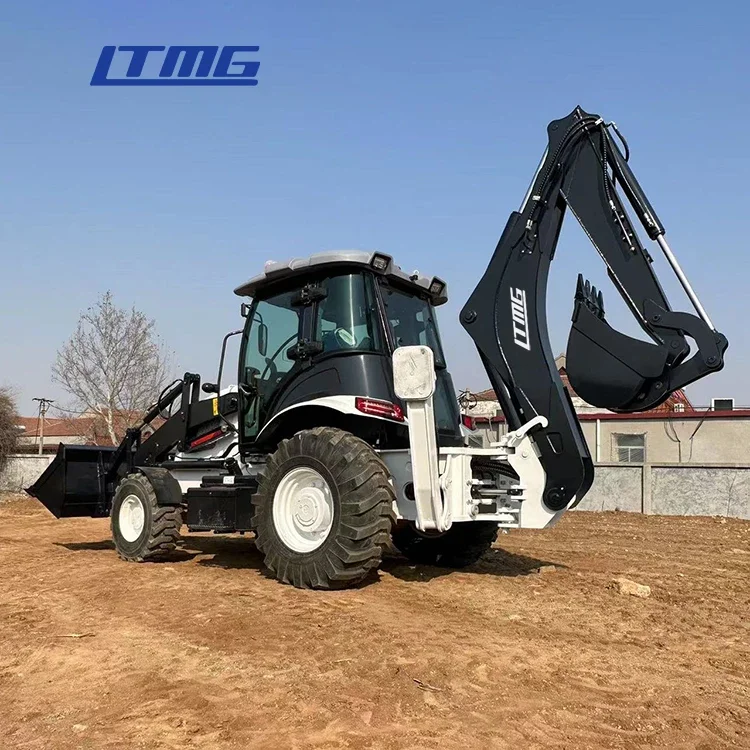 Hot Sale New Heavy 388 Backhoe Loader Equipment 4wd Wheeled Excavator Loaders For Sale