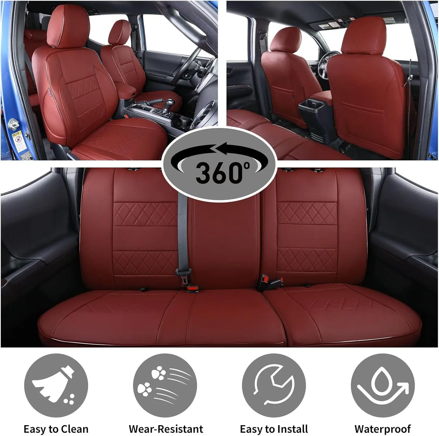 Toyota Tacoma-Compatible Car Seat Cover Set — product detail 14