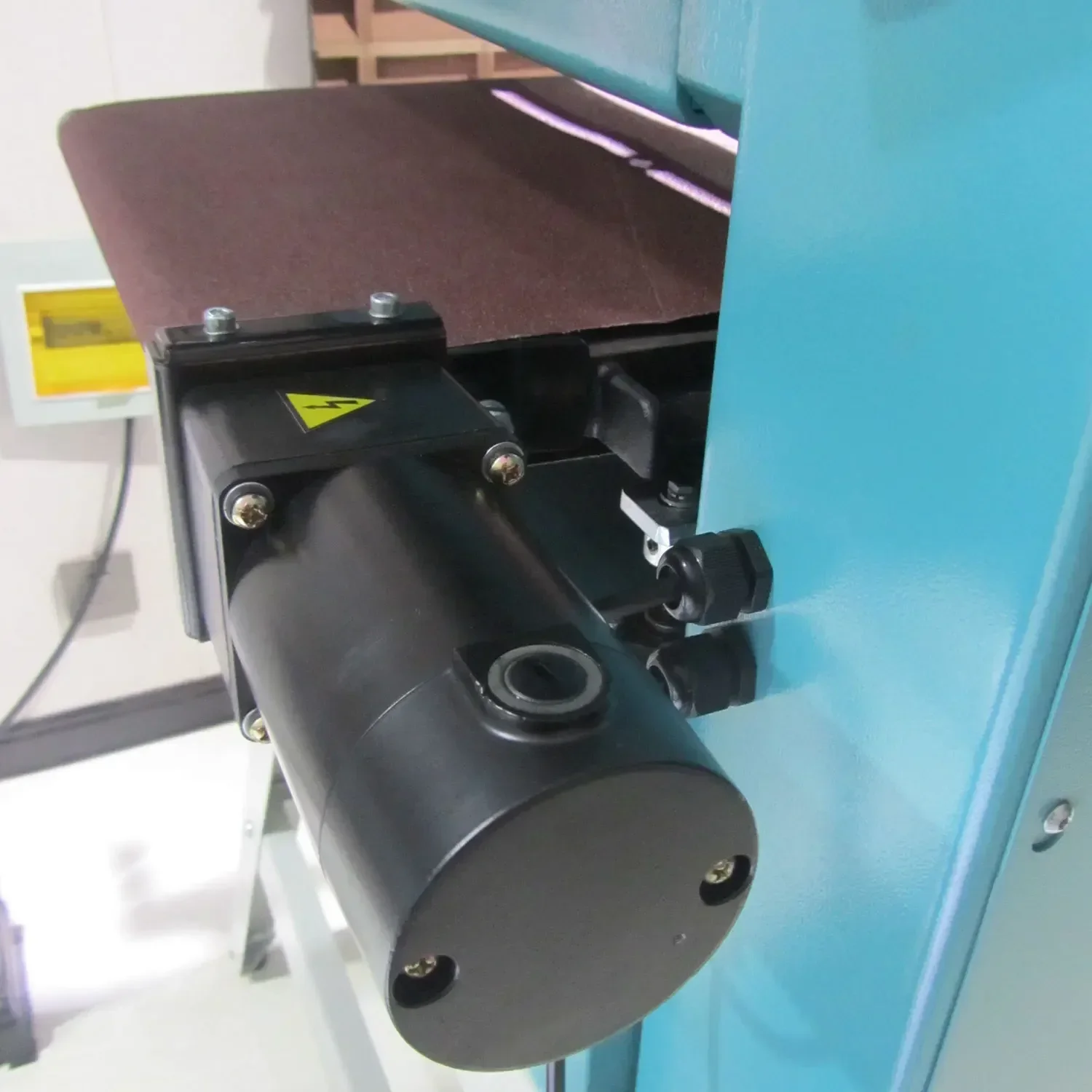 

460A Industrial Home Use Woodworking Wide Belt Drum Sander Carpentry Machine with Cabinet