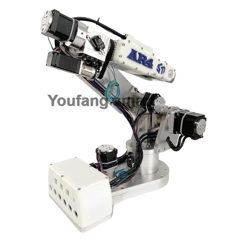2KG Load 6 Dof Stepping Robotic Arm Frame with Stepper Motor Industrial Mechanical Arm Without Controller for AR4 AI Training