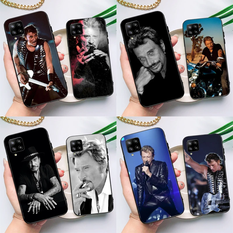 Johnny Hallyday Music Case For Samsung Galaxy A54 A34 A21S A12 A22 A32 A52 A72 A13 A33 A53 A73 A51 A71 A14 Cover