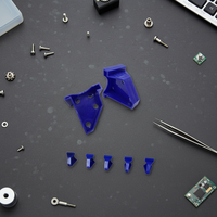 20Pcs 2 In 1 Laminate Flooring Spacers With 1/2 And 1/4in Gaps Tile Installation Double Headed Wooden Floor Installation Gasket