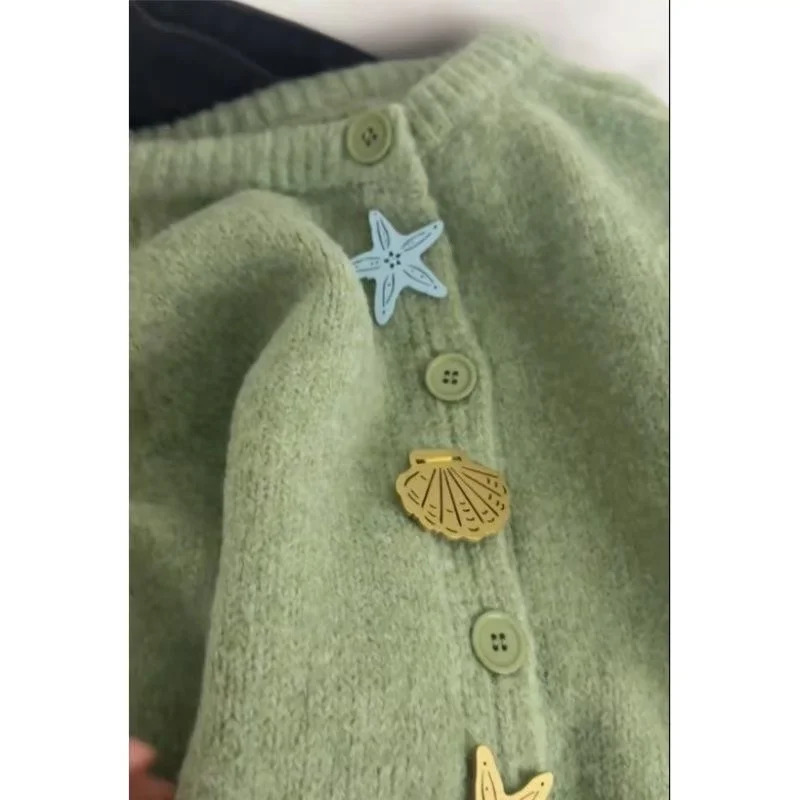 Pull tricoté pour femme, coupe ample, doux et polyvalent, Cardigan à réduction ly, nouvelle collection automne-hiver 2025