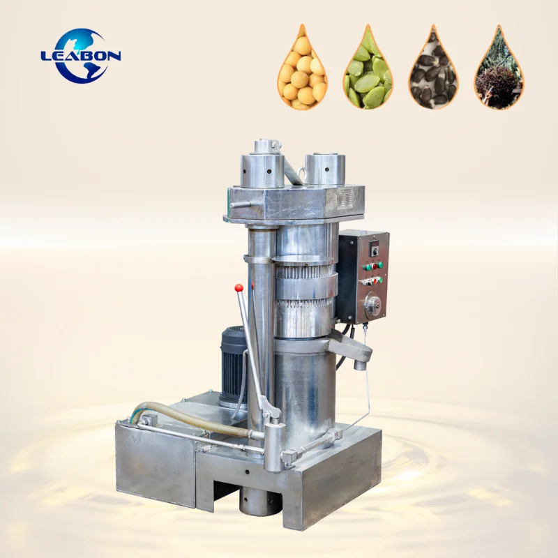 High-accuracy Double Barrel Hydraulic Oil Press Sesame Hydraulic Oil Press 150 Type Stainless Steel Oil Press