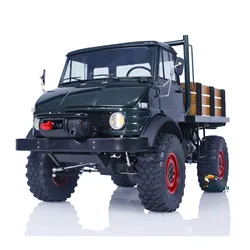 LESU RAVE-UM406 Metal RC Crawler 1/10 Off-road Vehicle RC Car Truck 4X4 Painted Assembled Electric Light Sound 2 Speed Toys PNP